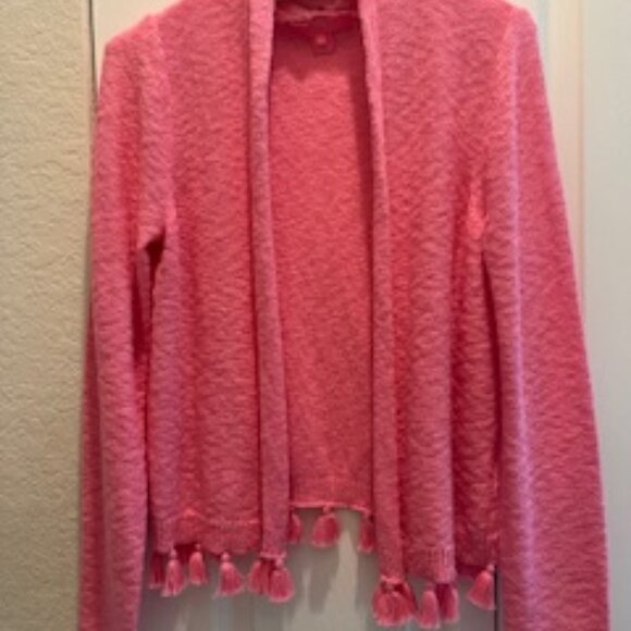 Lilly Pulitzer Cardigan Sweater Pink Medium - Picture 2 of 2